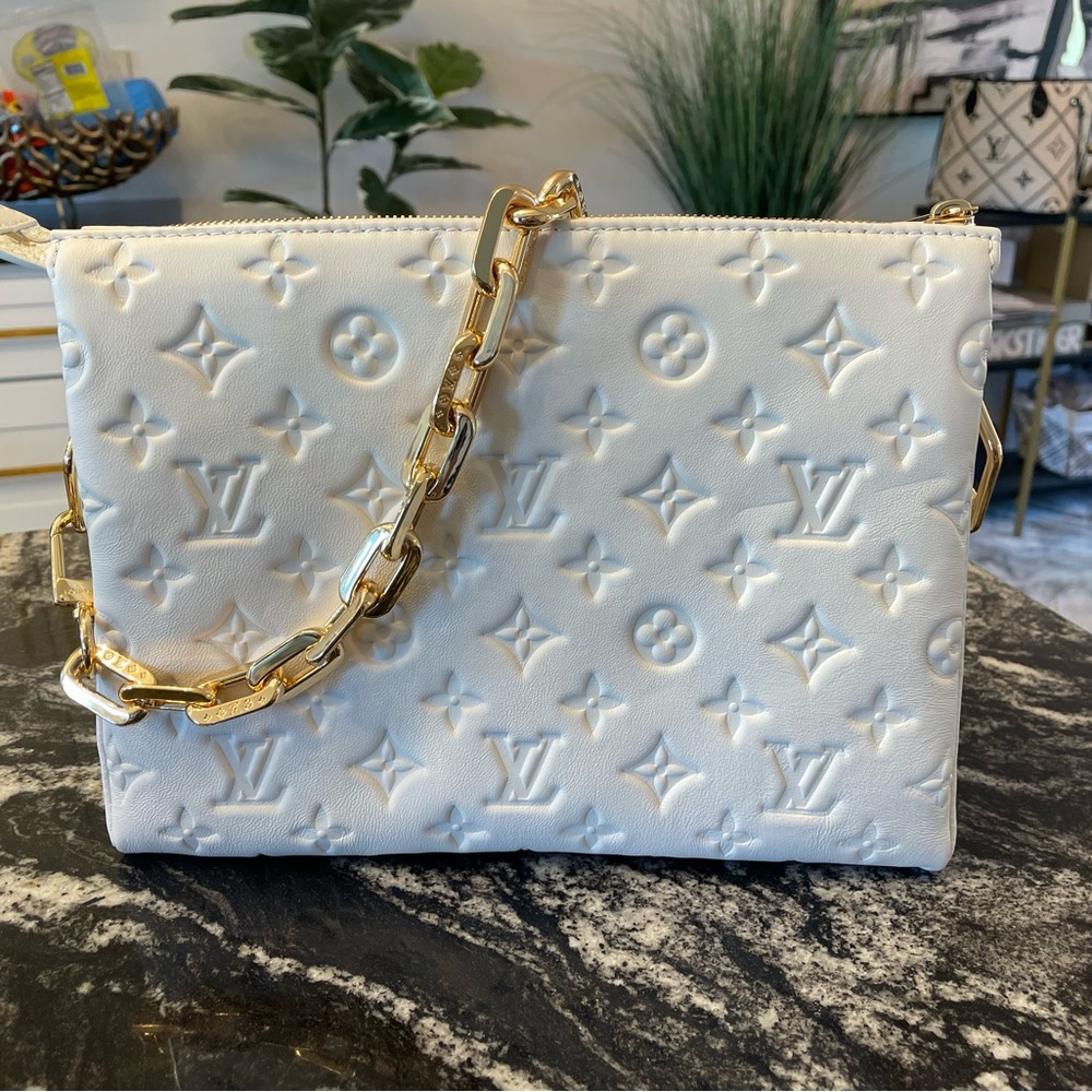Cousin PM lamb skin leather Louis Vuitton